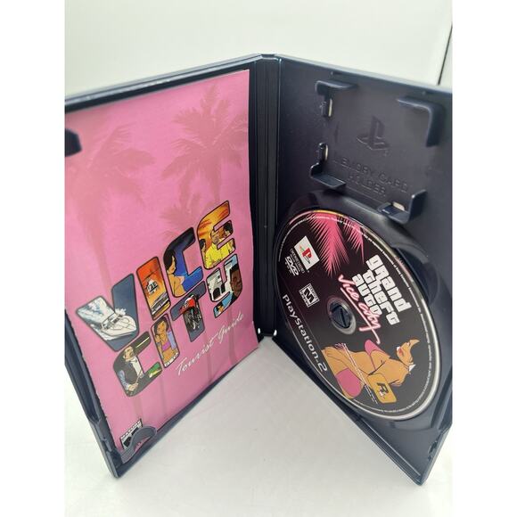 Grand Theft Auto - Vice City (Sony PlayStation 2, PS2, 2002) w/ Manual - Picture 2 of 8